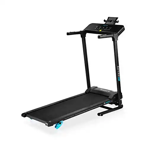 SereneLife Smart Digital Folding Treadmill - Electric Foldable Exercise Fitness Machine