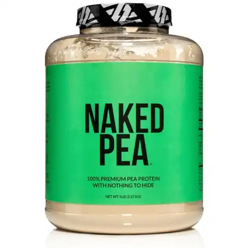 NAKED nutrition 5LB 100% Pea Protein Powder from North American Farms