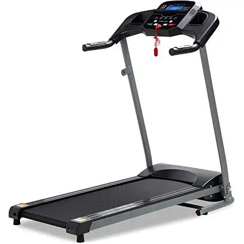 Best Choice Products 800W Portable Folding Electric Motorized Treadmill Machine w/ Rolling Wheels